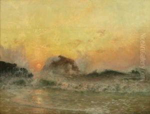 Monterey Coastal At Sunset S L/r: C. Dorman Robinson "s.f." O/c 20x26
Provenance: Private Collection by Charles Robinson