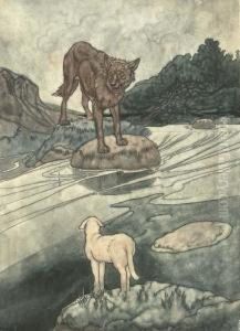 The Wolf And The Lamb by Charles Robinson