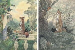 The Fox And The Bunch Of Grapes by Charles Robinson