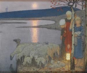 Pastoral by Frederick Cayley Robinson