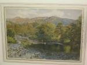 In The Lathkill Dale, Derbyshire by William Robinson