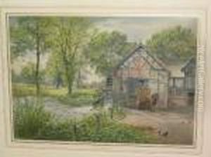A Cheshire Watermill by William Robinson