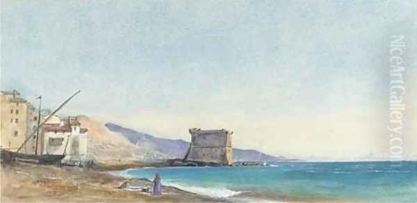 On the coast at Menton, France - view 1
