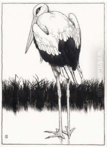 Father Stork by William Heath Robinson