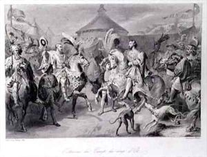 The Meeting on the Field of the Cloth of Gold by Auguste Hyacinthe Debay
