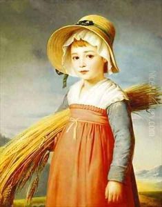 The Little Gleaner by Christophe-Thomas Degeorge