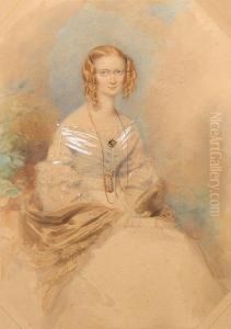 A Lady by Francois Theodore Rochard
