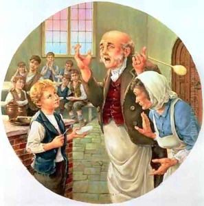 Oliver Twist asking for more by H. Devine