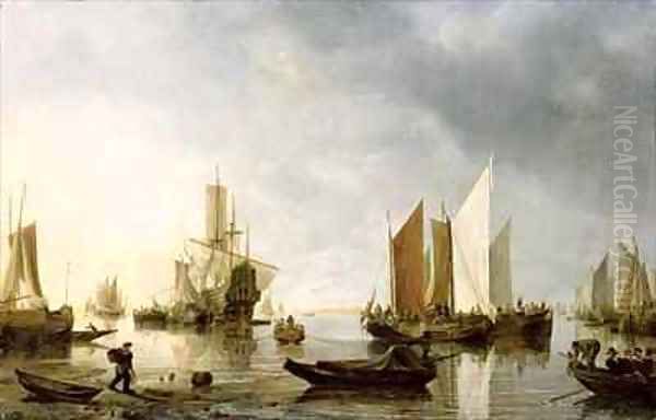 Harbour with Anchored Ships - view 1