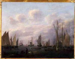 Port Entrance by Hendrick Dubbels