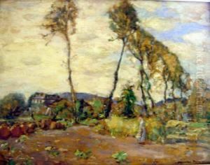 A Provencal Landscape Signed 10 X 13in