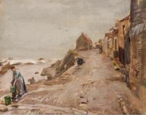 A Wet Day, St. Monans by Alexander Ignatius Roche