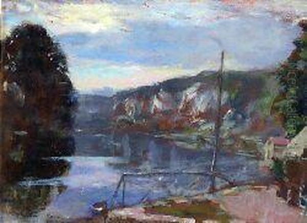The Seine Near Les Andelys - view 1