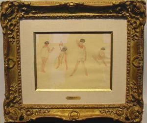 The Dancers And Sur La Plage: Two by Odilon Roche