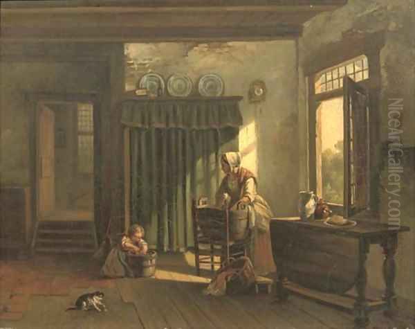 Helping mother - view 1