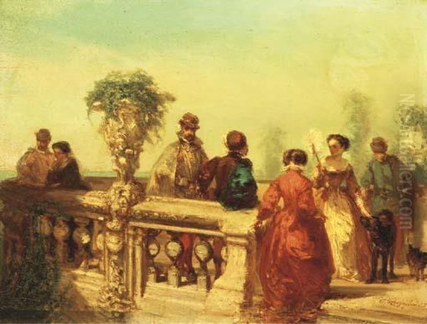 La Terasse: Elegant Company On A Terrace - view 1
