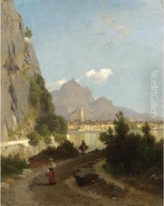 Riva Del Garda by Carl Gustav Rodde