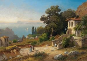 An Einem Oberitalienischen See by Carl Gustav Rodde
