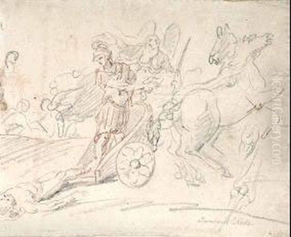Studie Zu Hannibal Mit Streitwagen. - view 1