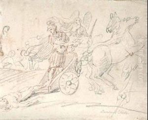 Studie Zu Hannibal Mit Streitwagen. by Christian Bernhard Rode