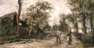 An Der Luhe Im Alten Land by Karl Rodeck
