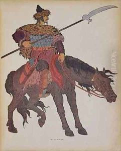 Attila the Hun on his Horse Attila the Hun on his Horse