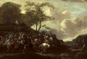 A cavalry skirmish between Christians and Turks 2