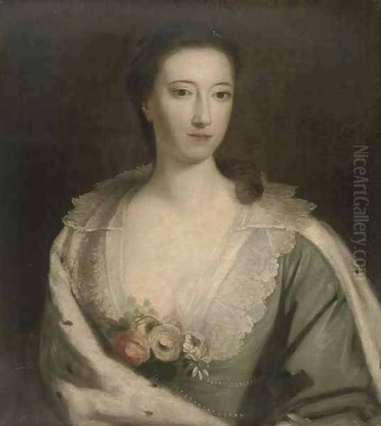 Portrait of a lady, traditionally identified as Mary, Duchess of Norfolk (1702-1773) - view 1