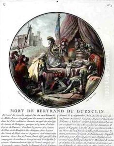 The Death of Bertrand du Guesclin 1311-80 by Jean Duplessis-Bertaux