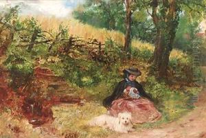 A rest on the wayside by William Dyce