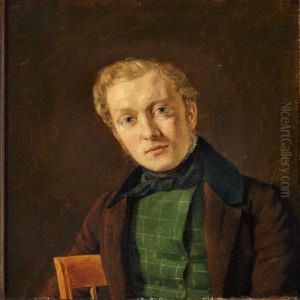 Portrait Of The Danishpainter Adam Muller