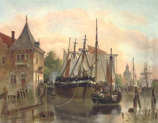 A busy day on the Amstel - view 1