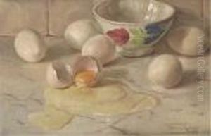 Still Life With Eggs by Willem Roelofs