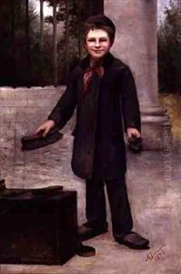 Shoe Shine Boy by A. Dawson