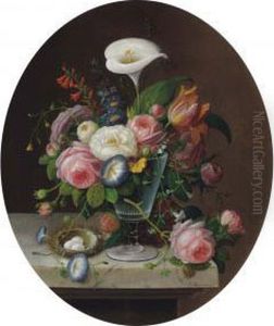 Flowers In A Crystal Vase