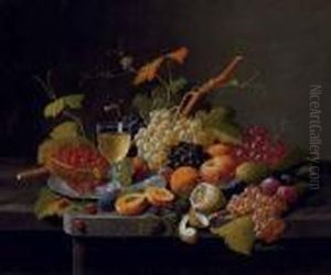 Still Life With Fruit by Severin Roesen