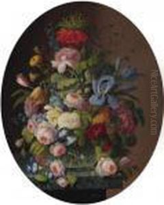 Still Life With Flowers by Severin Roesen