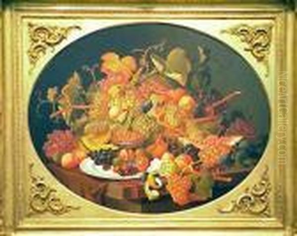 Elaborate Still Life With Fruit Upon A Table - view 1
