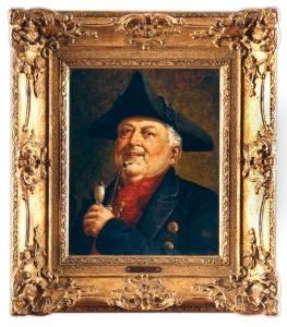 Retrato De Hombre Con Pipa