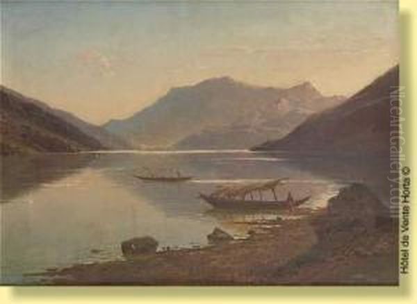 Vue Du Lac A Lugano - view 1