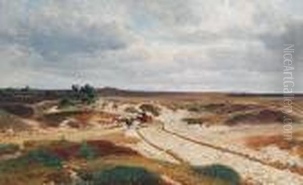 A Drover And Cattle - view 1
