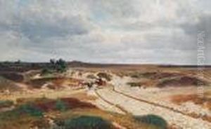 A Drover And Cattle