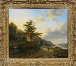 Romantische Fluslandschaft