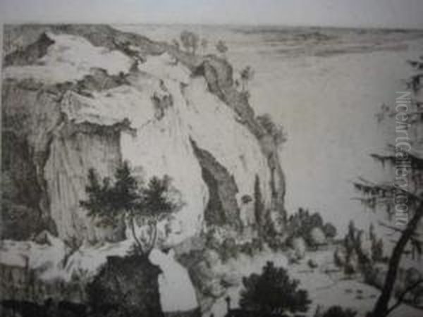 Rocky Landscape With Fir - view 1