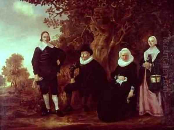 Family Group in a landscape - view 1