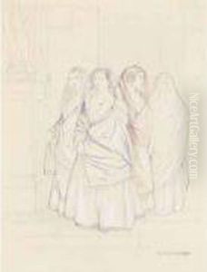Groupe De Femmes. by Camille Rogier