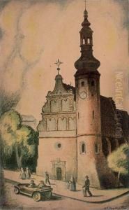 Kosciol Ss Klarysek W Bydgoszczy by Wladyslaw Roguski