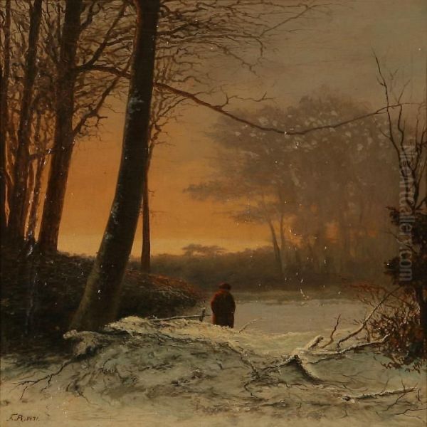 Winter Forest Landscape - view 1