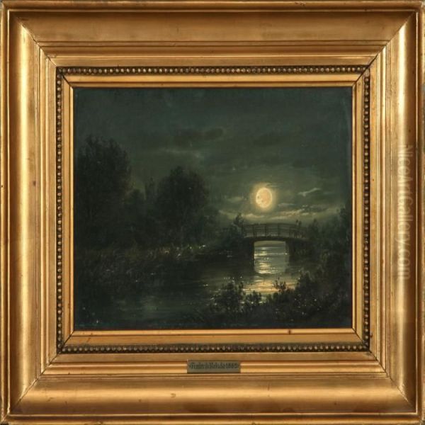 Aftenstemning Ved Susaen 1882 - view 1
