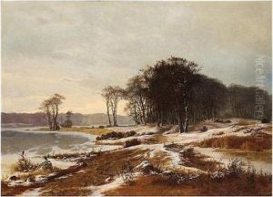 Martin , View Of Bistrup, Signed
 With Monogram And Dated 1848,oil On Canvas, 90 X 127 C; 35 1/2 X 50 In by Frederik Niels M. Rohde